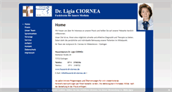 Desktop Screenshot of hausarzt-dr-ciornea.de