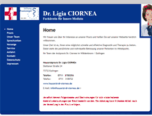 Tablet Screenshot of hausarzt-dr-ciornea.de